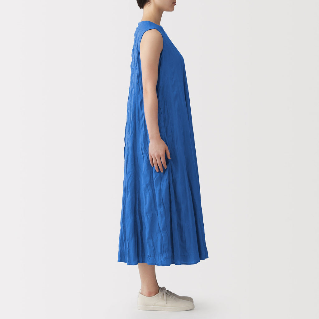 Cotton Crepe Sleeveless Dress