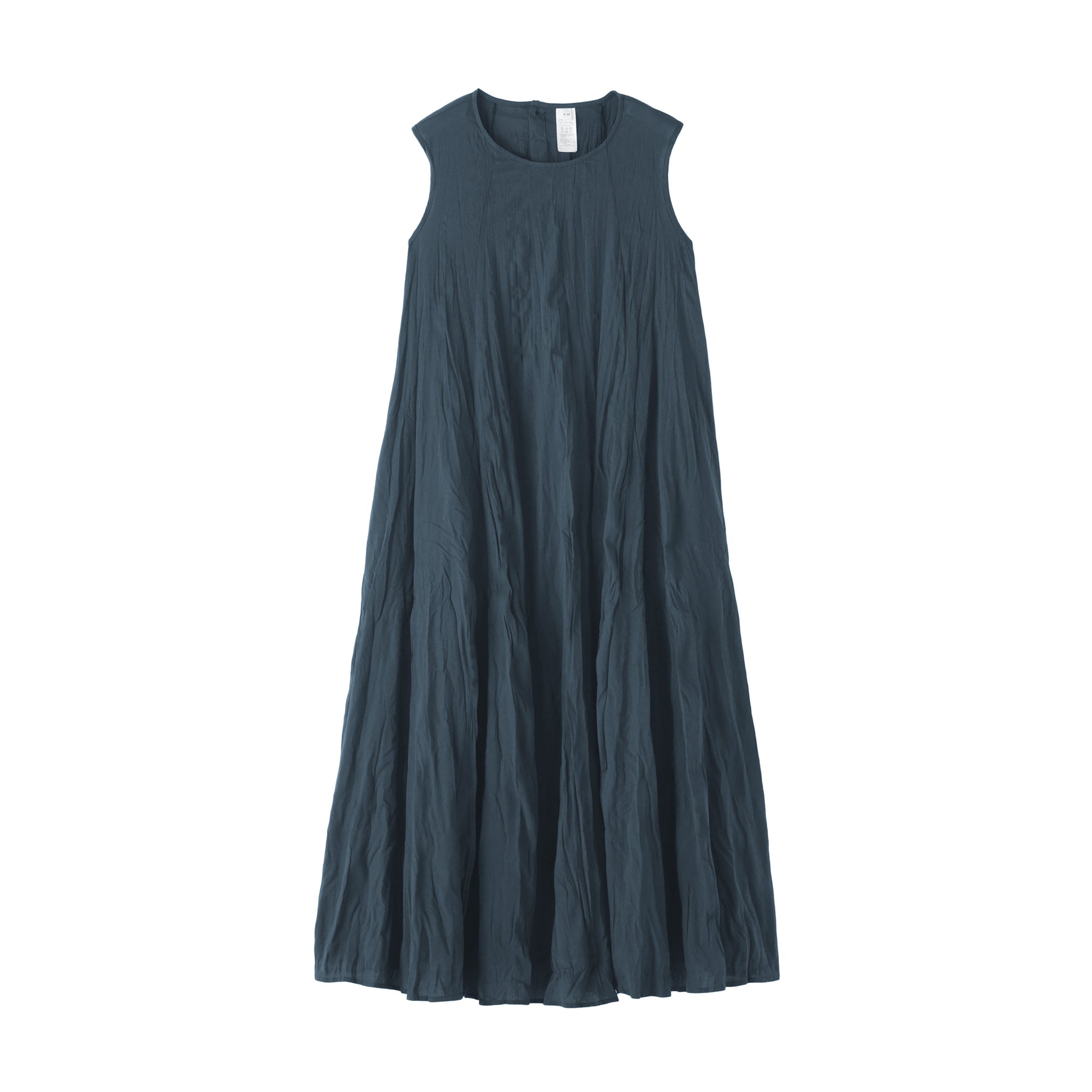 Cotton Crepe Sleeveless Dress
