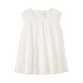 Cotton Crepe Sleeveless Blouse