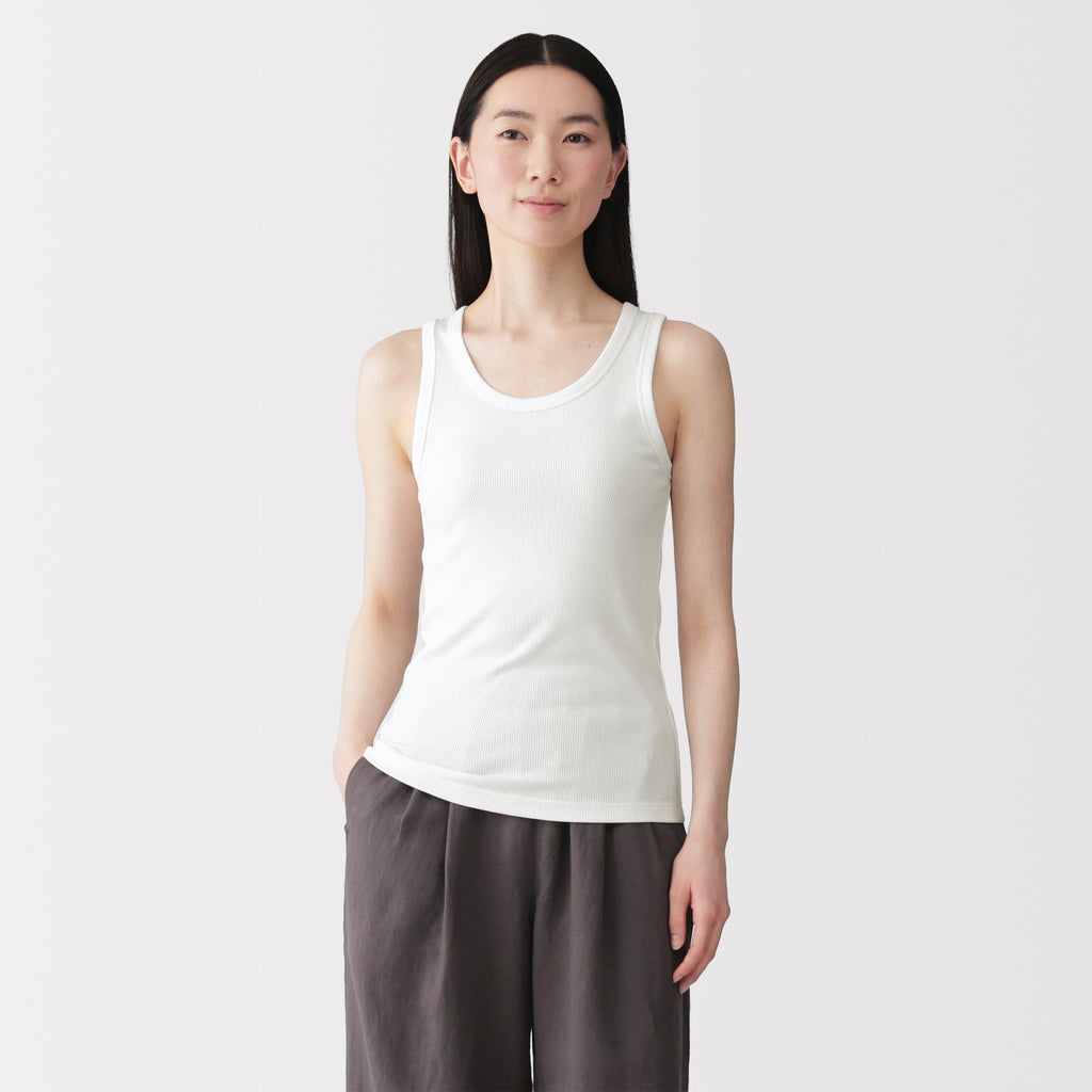 Lyocell Blend Rib Tank Top