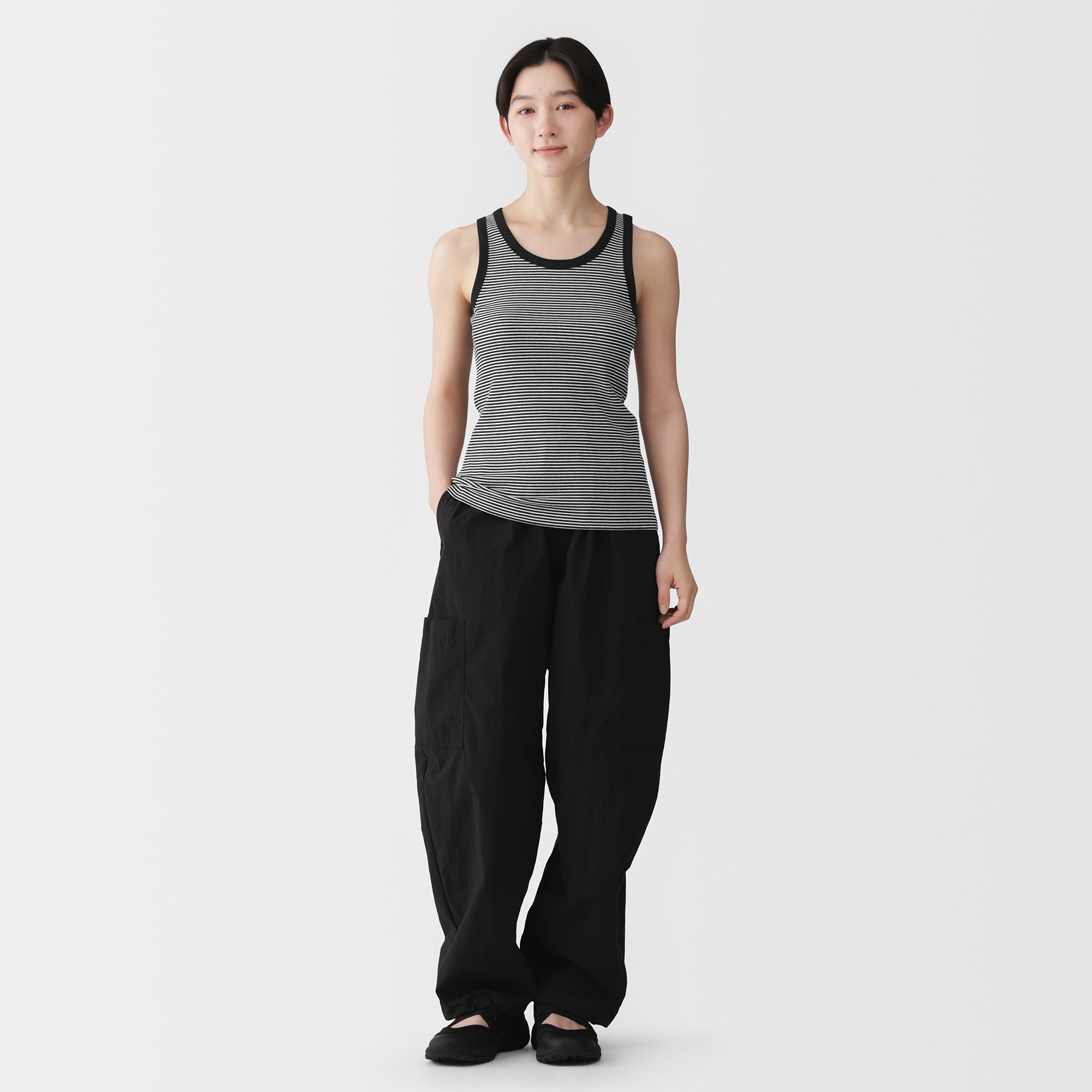 Lyocell Blend Rib Tank Top