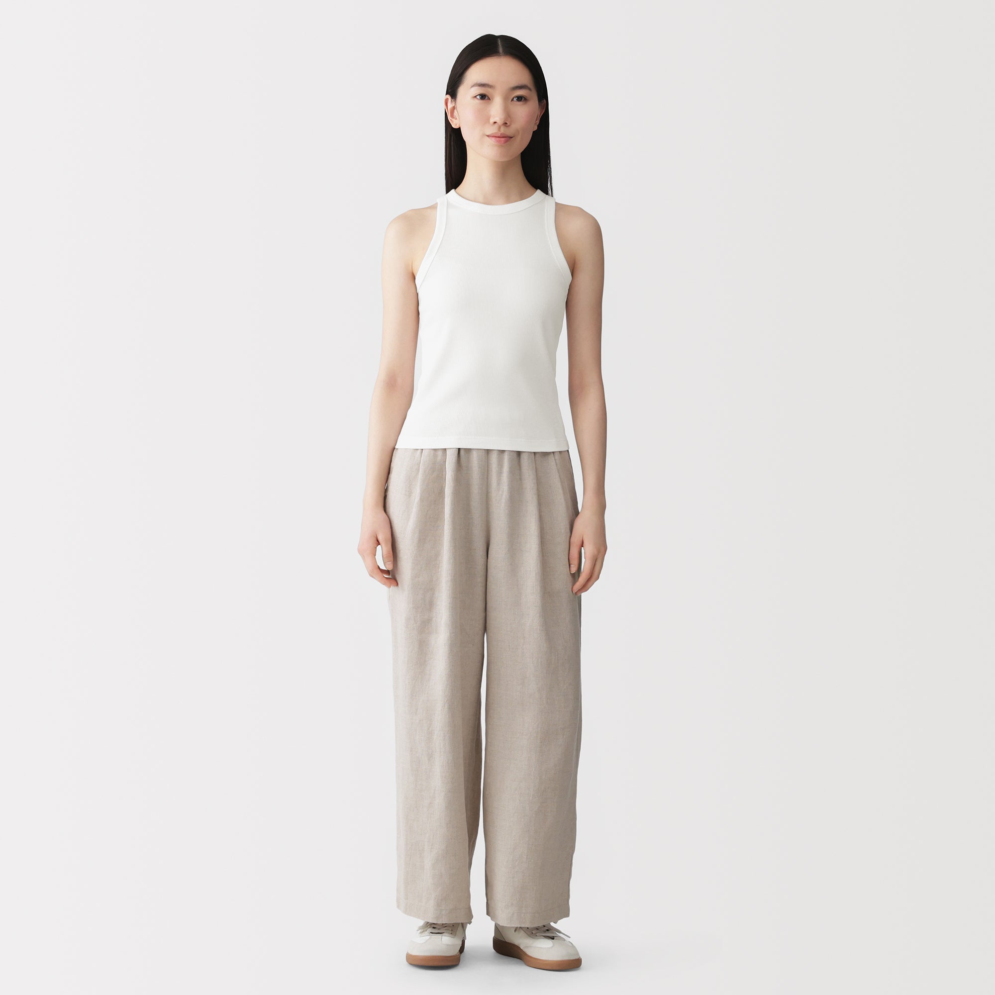 Lyocell Blend Rib Tank Top