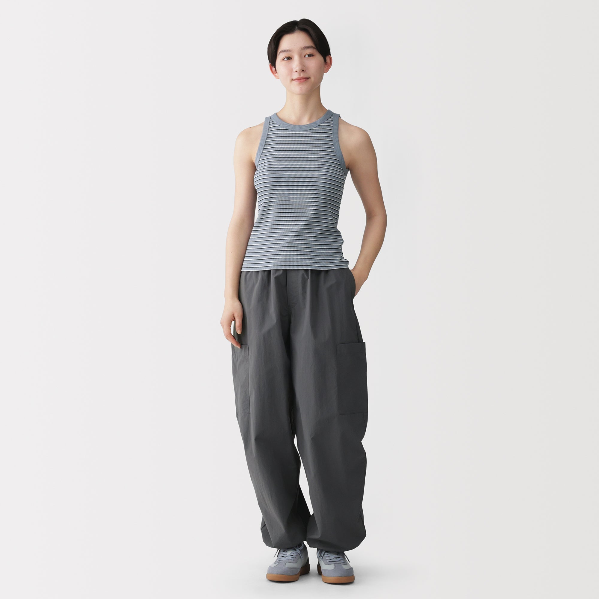 Lyocell Blend Rib Tank Top