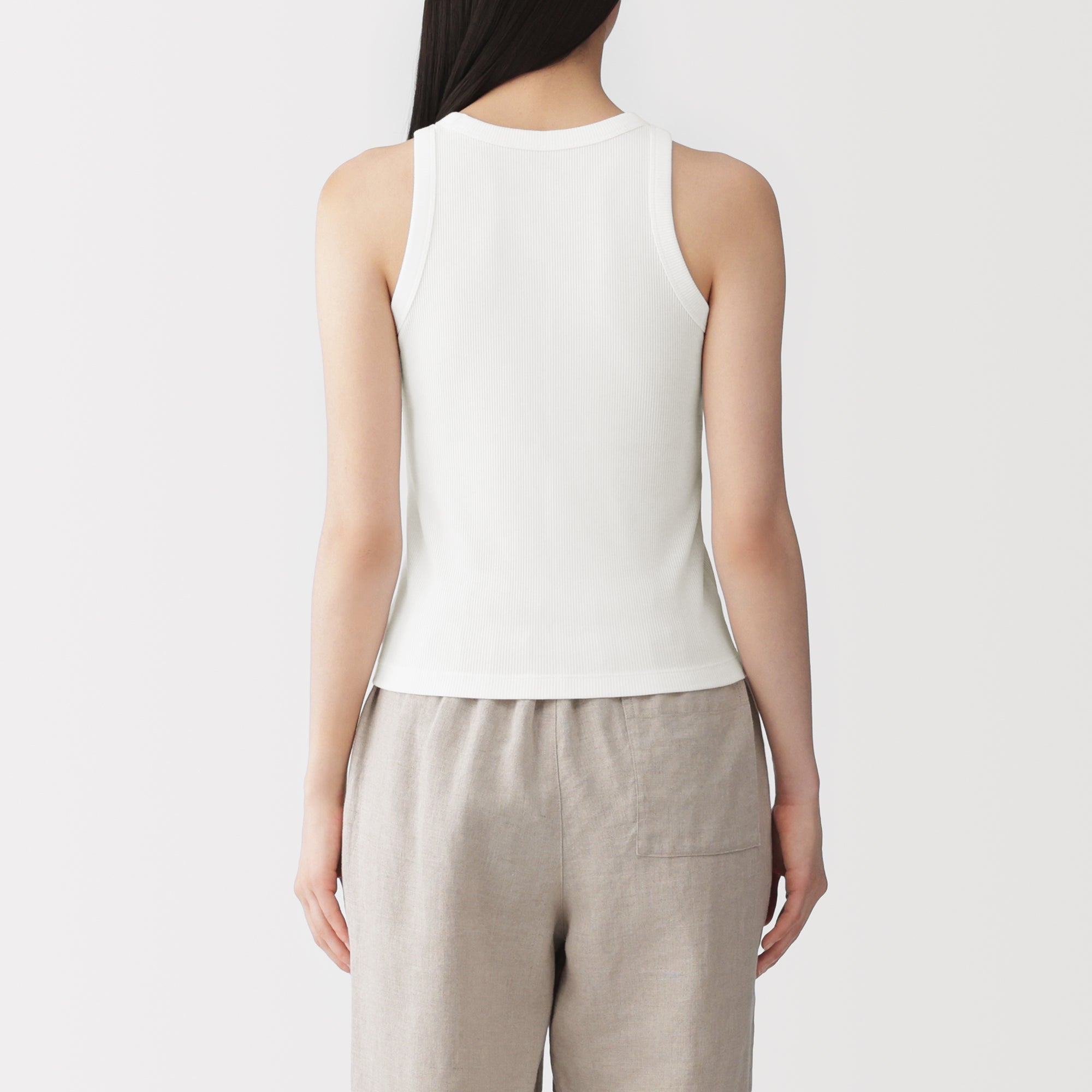 Lyocell Blend Rib Tank Top