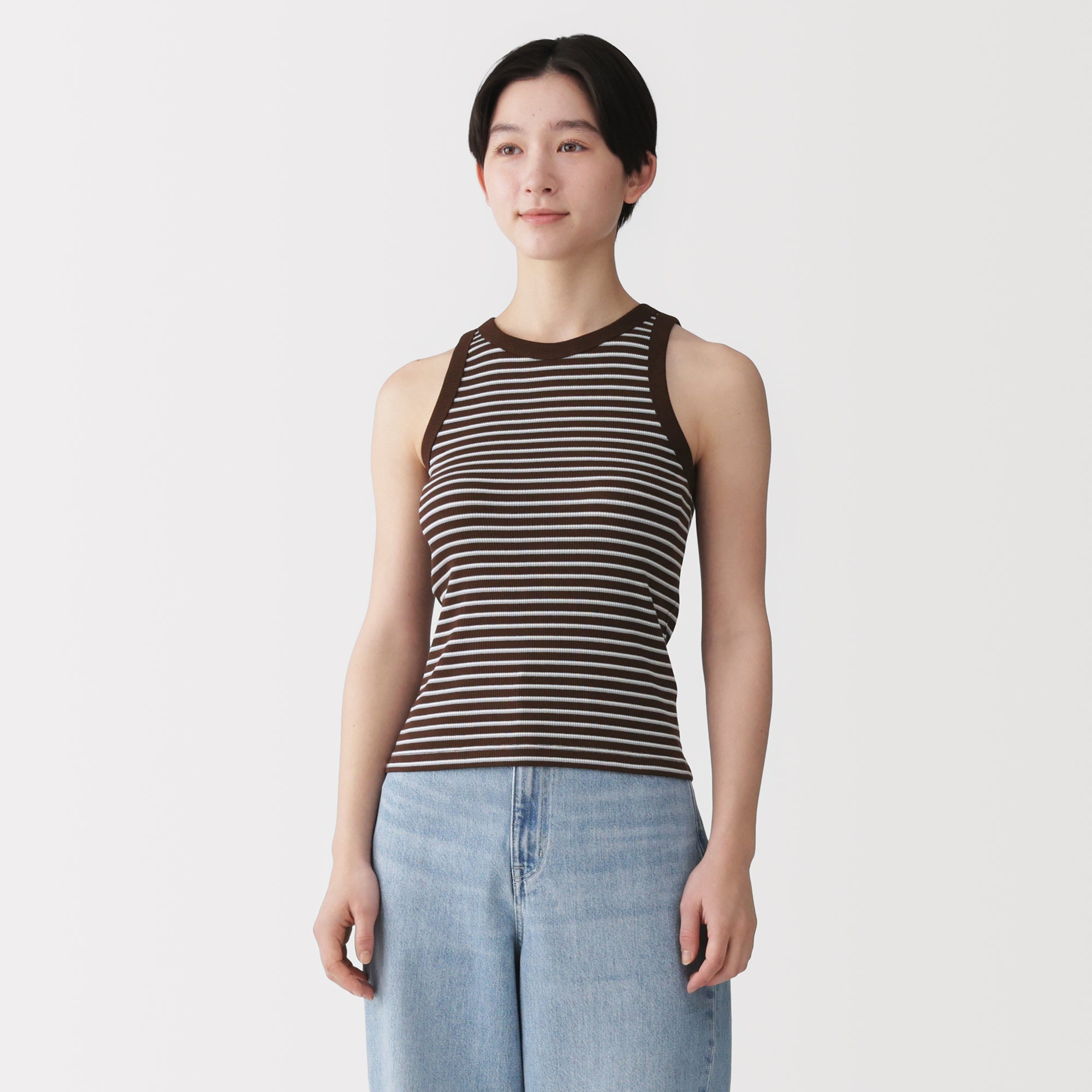 Lyocell Blend Rib Tank Top
