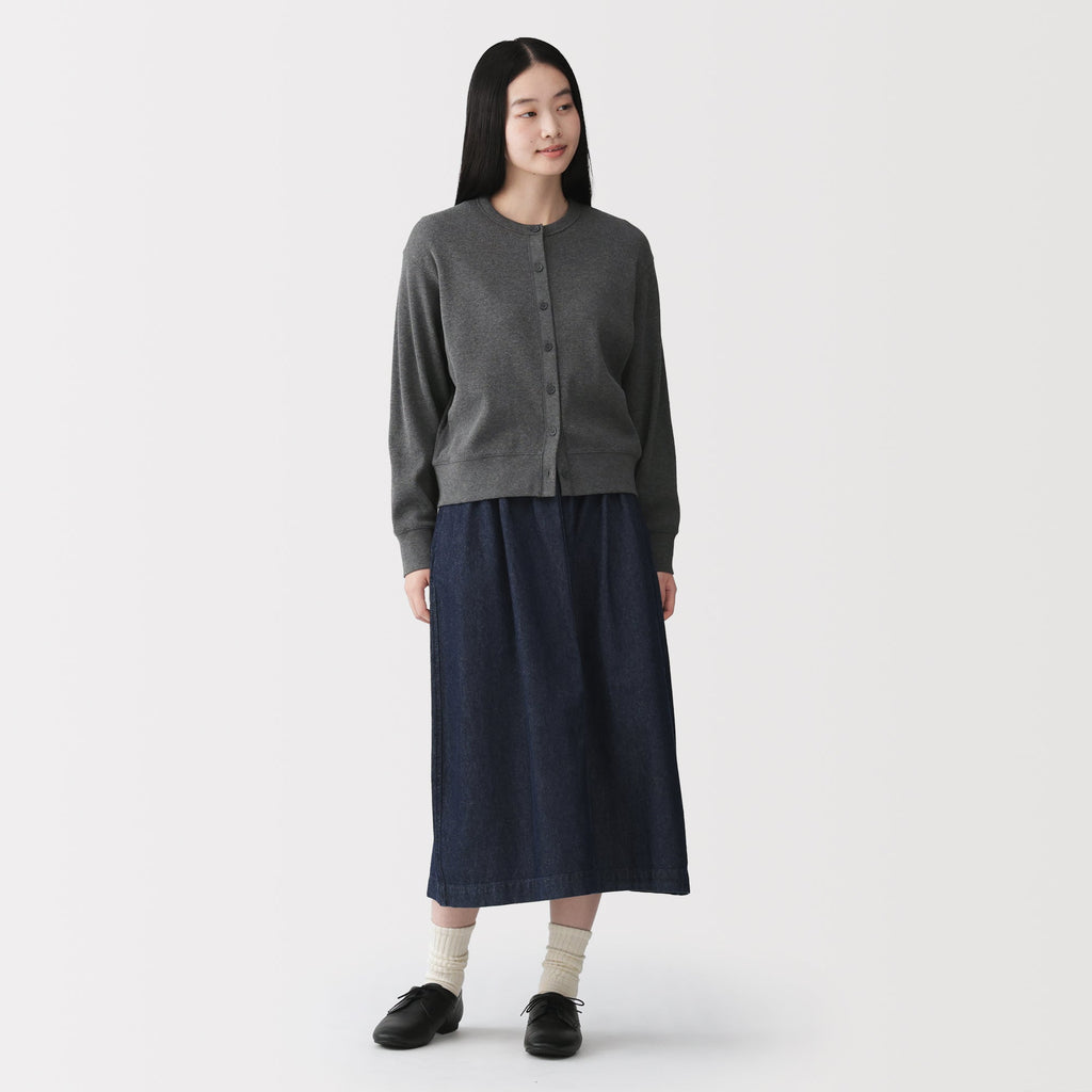 Cotton Waffle Cardigan