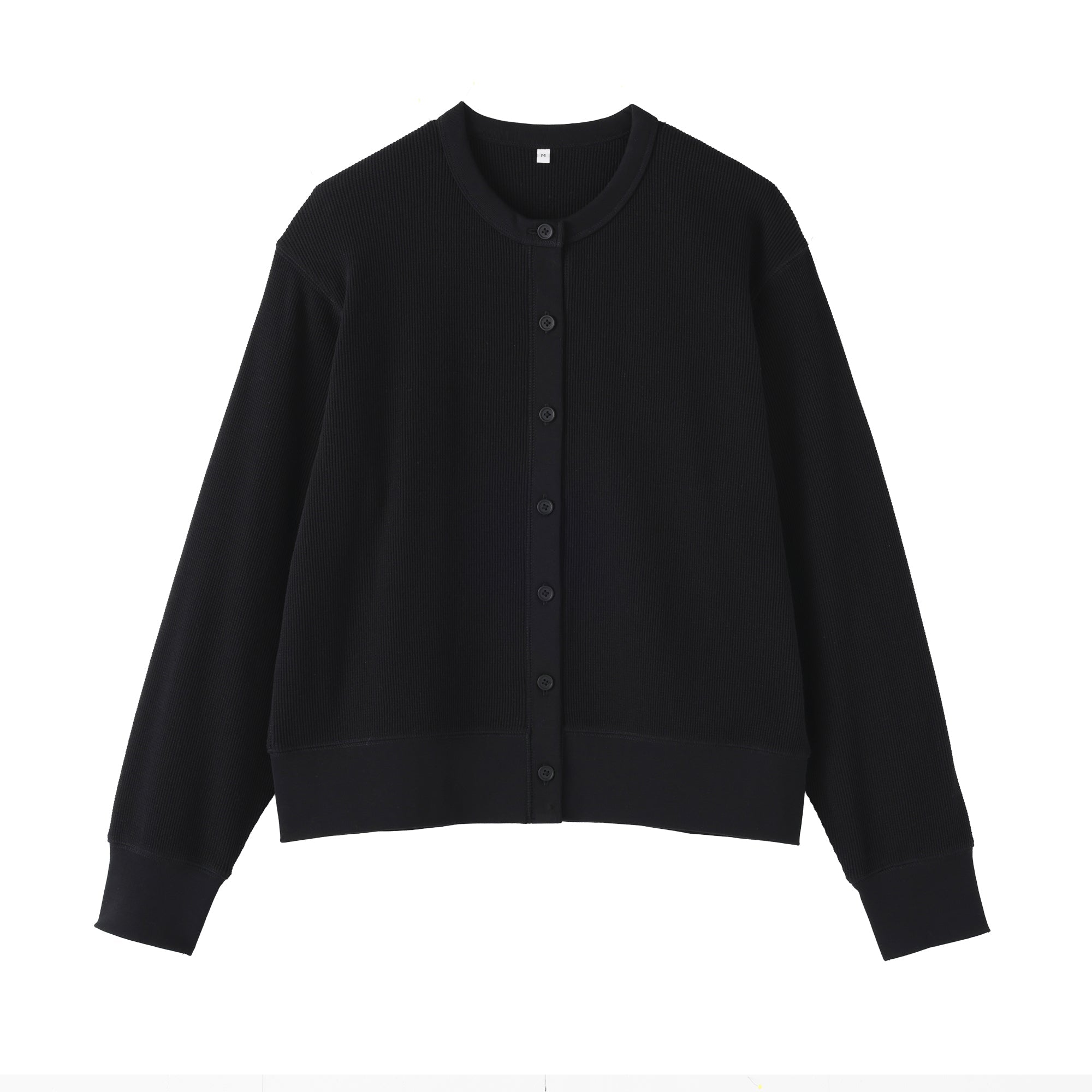 Cotton Waffle Cardigan