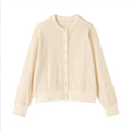 Cotton Waffle Cardigan