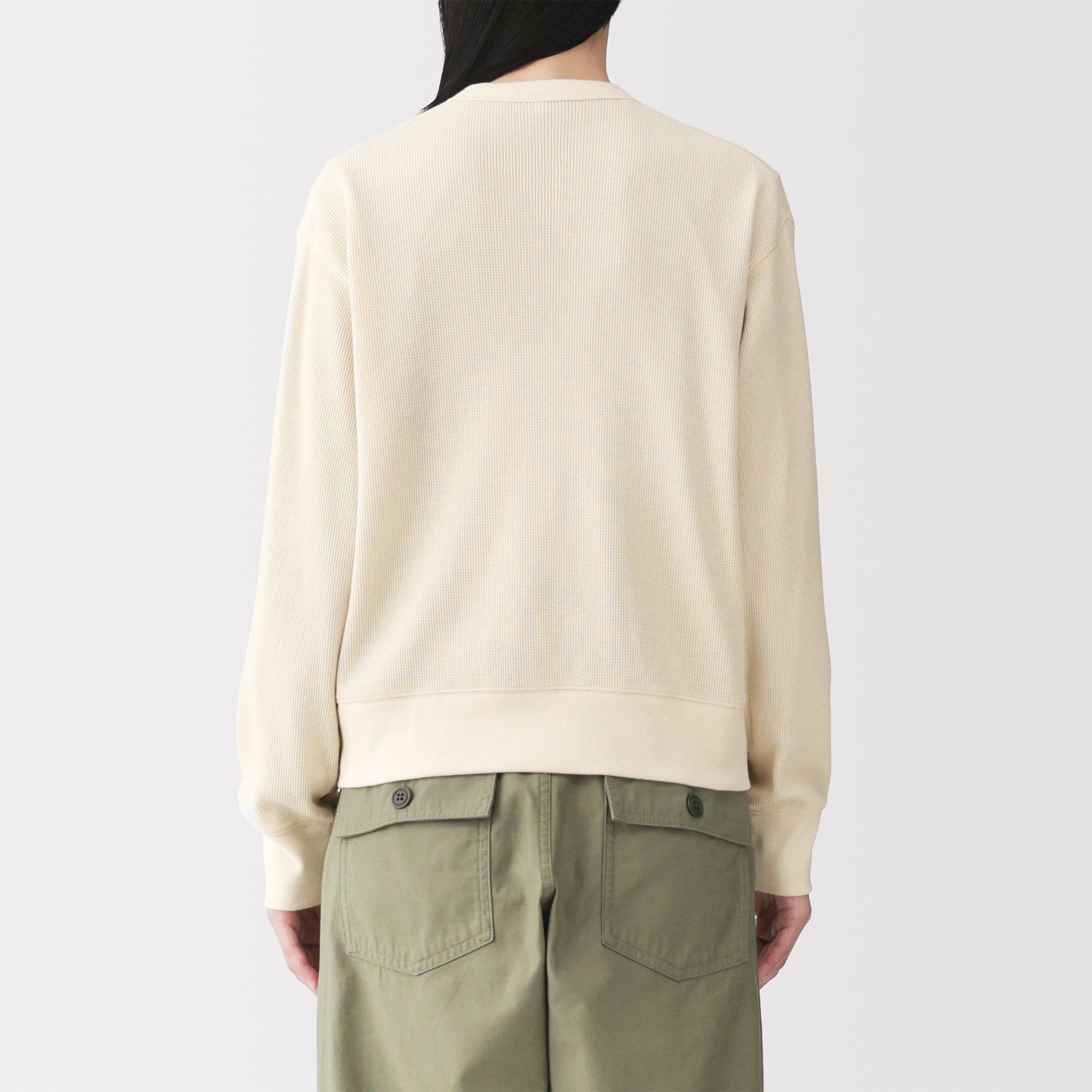 Cotton Waffle Cardigan