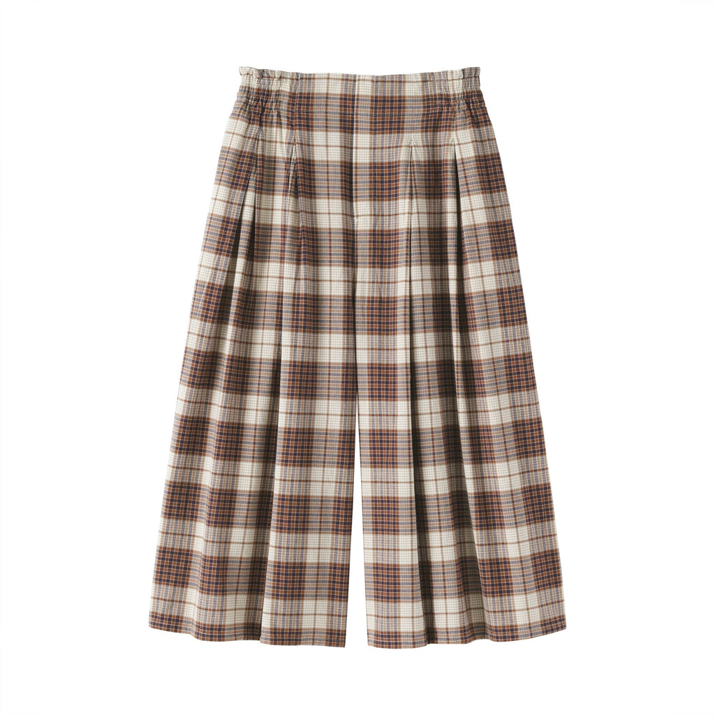 Madras Cotton Skirt Pants