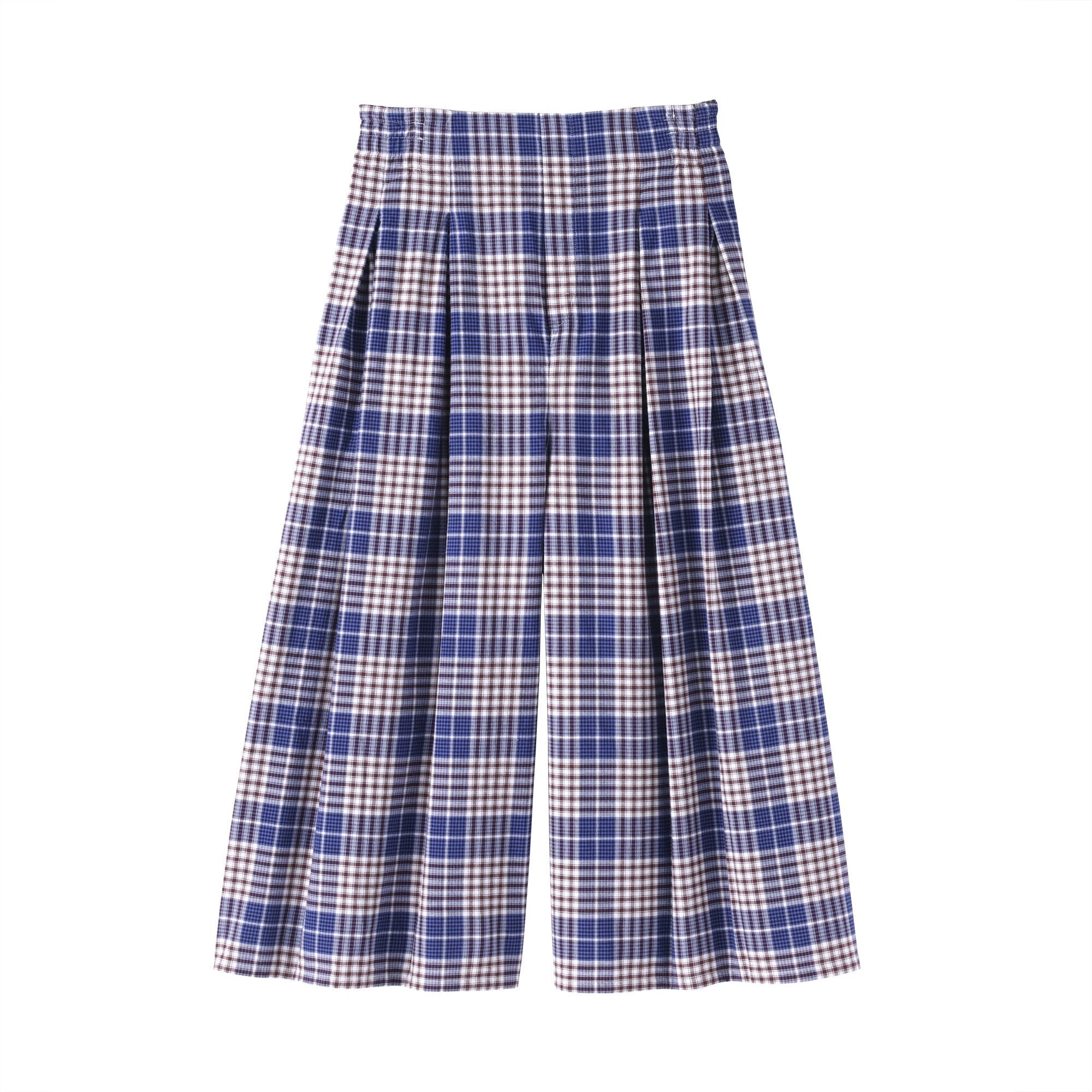 Madras Cotton Skirt Pants