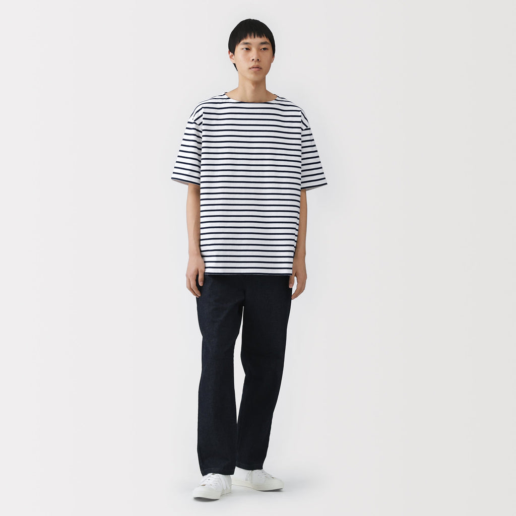 Heavyweight Cotton Boatneck T-Shirt