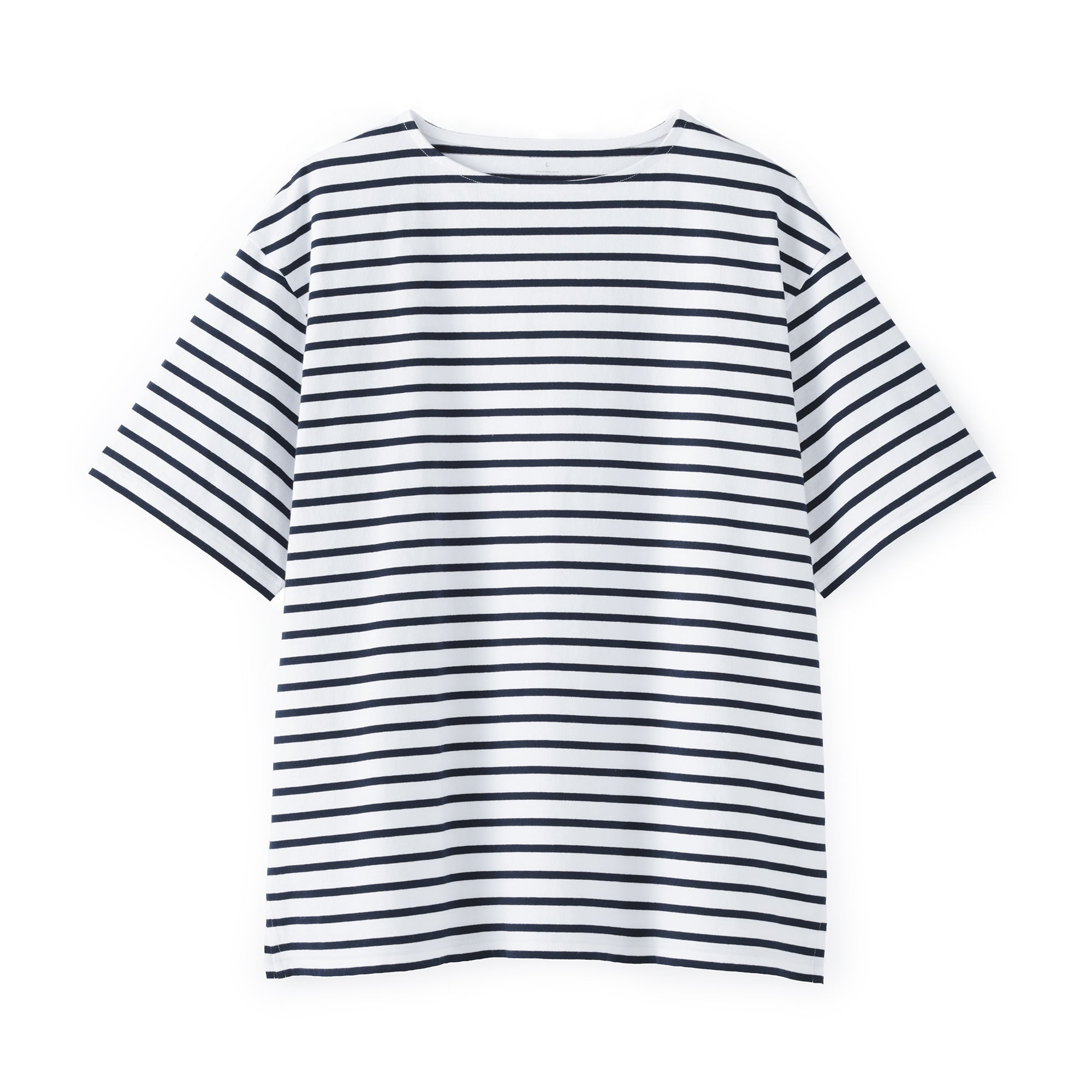 Heavyweight Cotton Boatneck T-Shirt