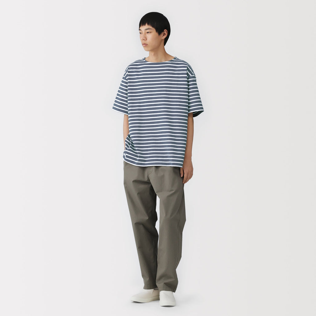 Heavyweight Cotton Boatneck T-Shirt