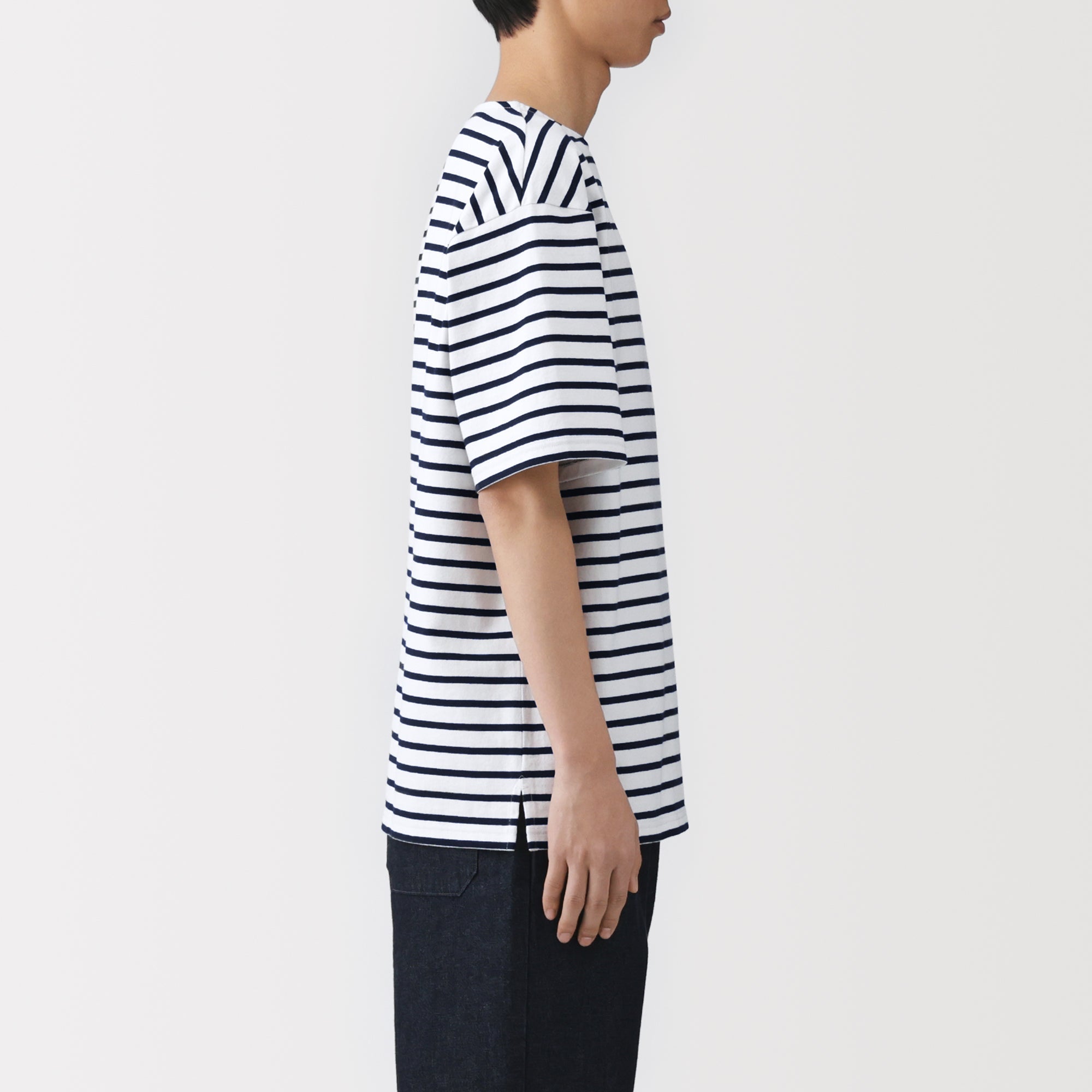 Heavyweight Cotton Boatneck T-Shirt
