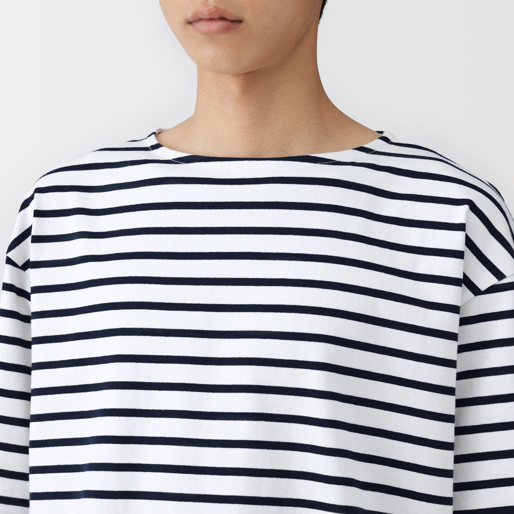 Heavyweight Cotton Boatneck T-Shirt