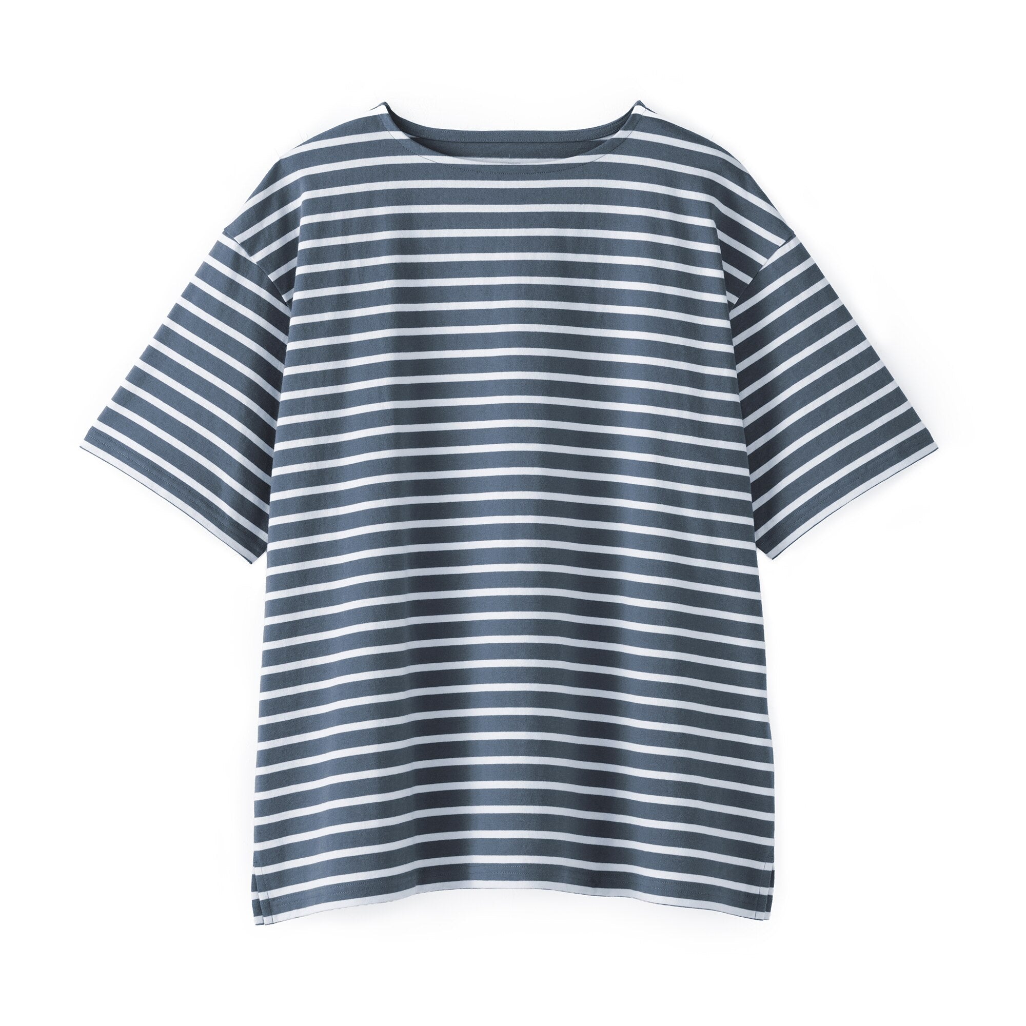 Heavyweight Cotton Boatneck T-Shirt