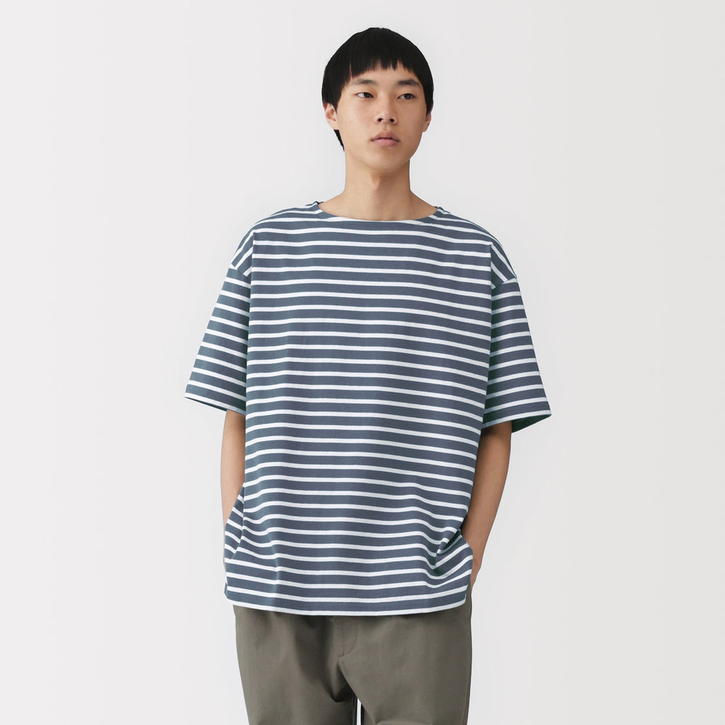 Heavyweight Cotton Boatneck T-Shirt