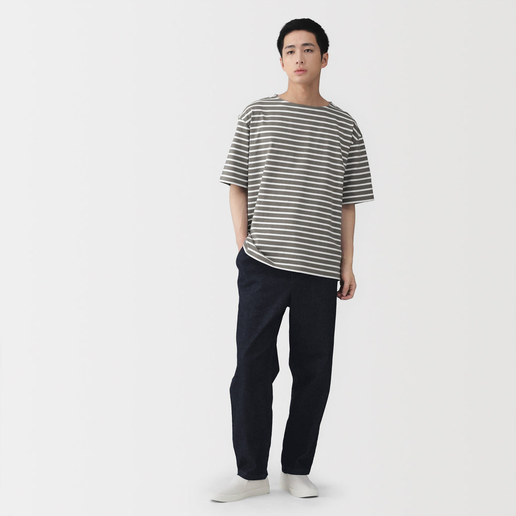 Heavyweight Cotton Boatneck T-Shirt