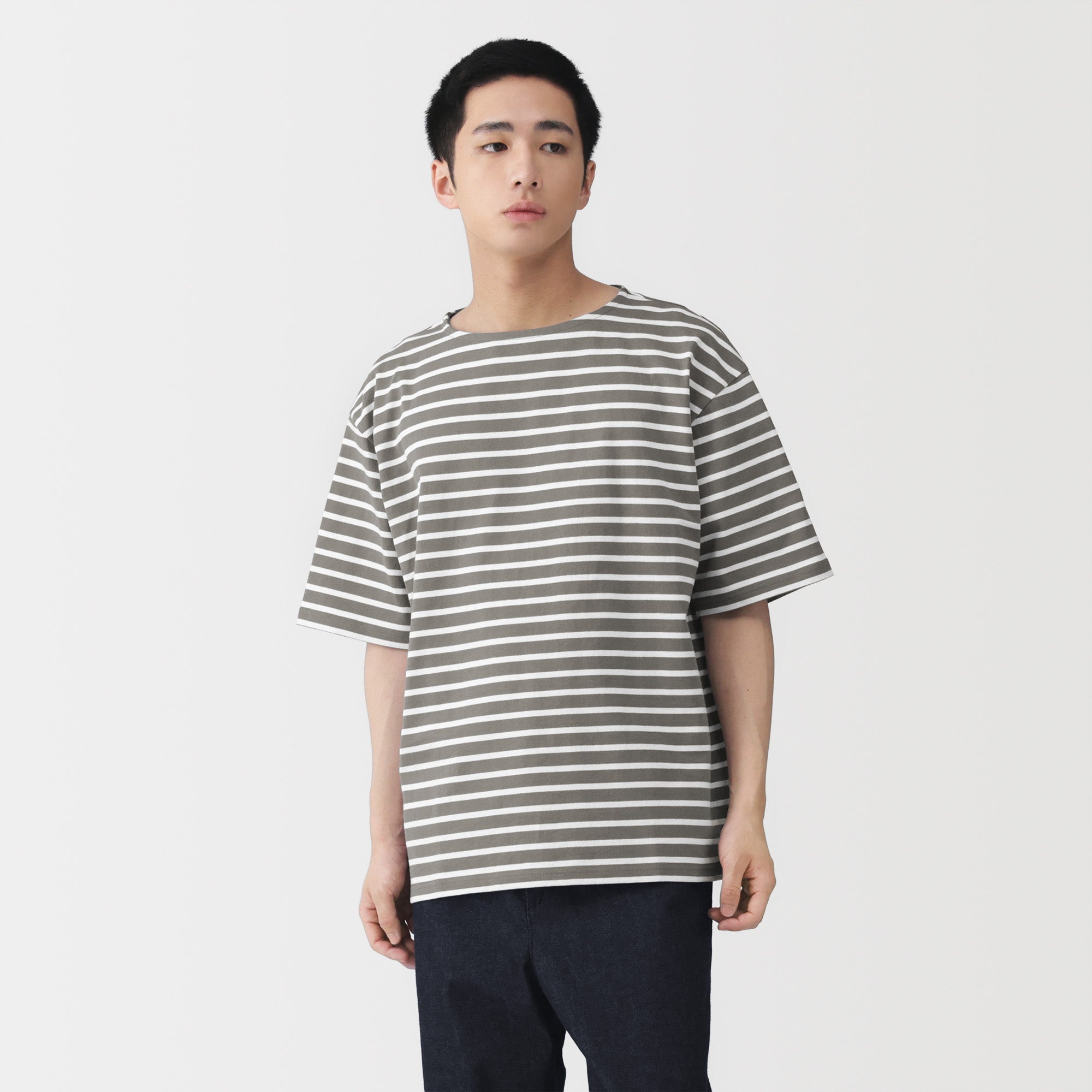 Heavyweight Cotton Boatneck T-Shirt