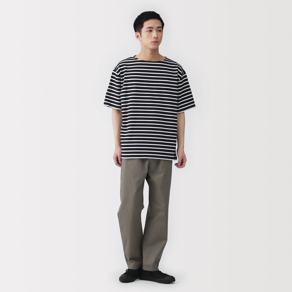 Heavyweight Cotton Boatneck T-Shirt