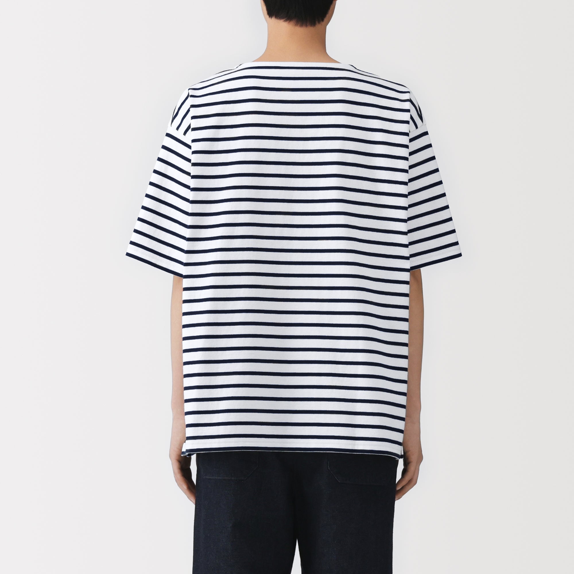 Heavyweight Cotton Boatneck T-Shirt