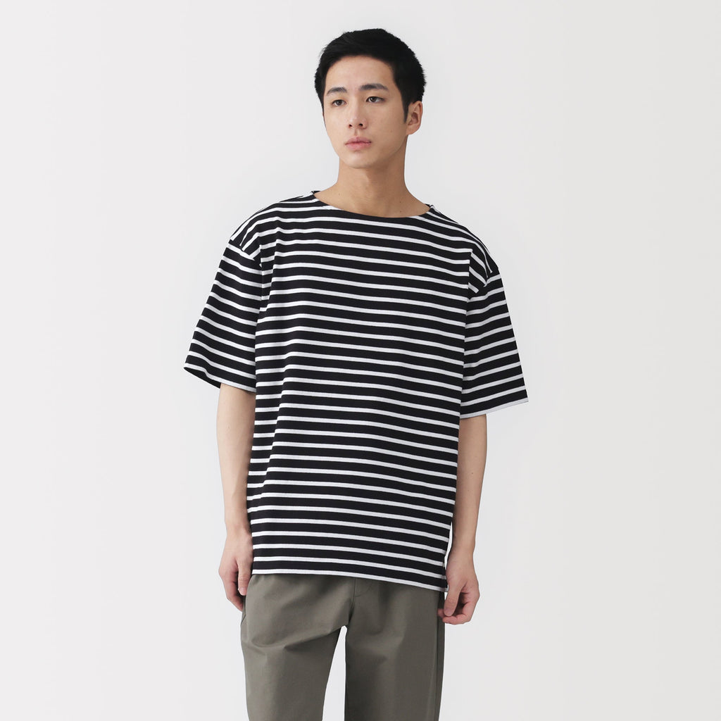 Heavyweight Cotton Boatneck T-Shirt