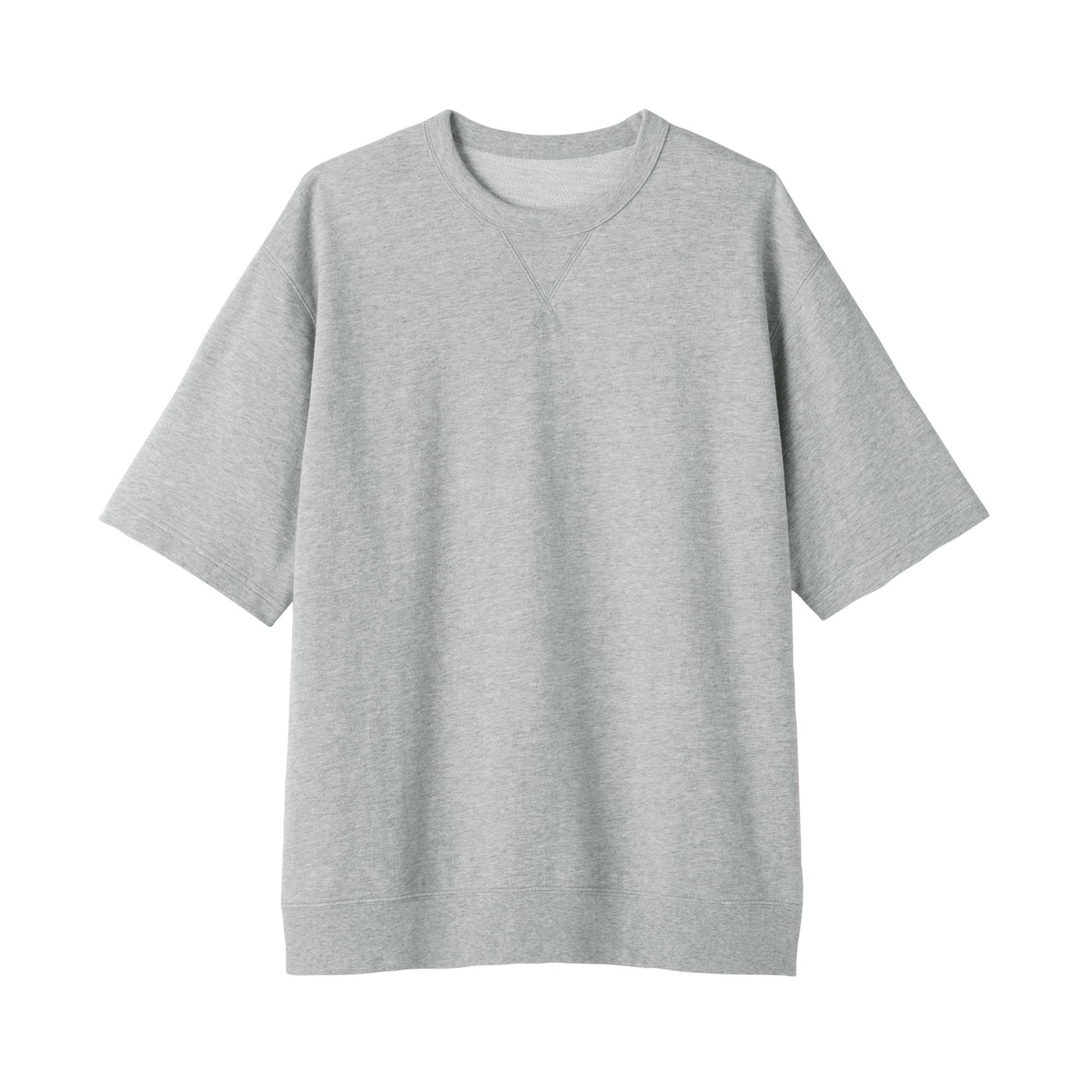Cotton Half-Sleeve Sweatshirt