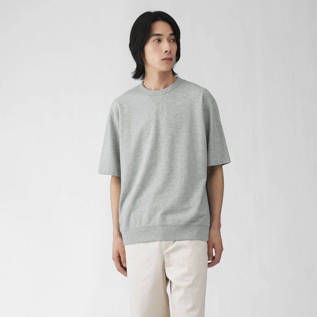 Cotton Half-Sleeve Sweatshirt