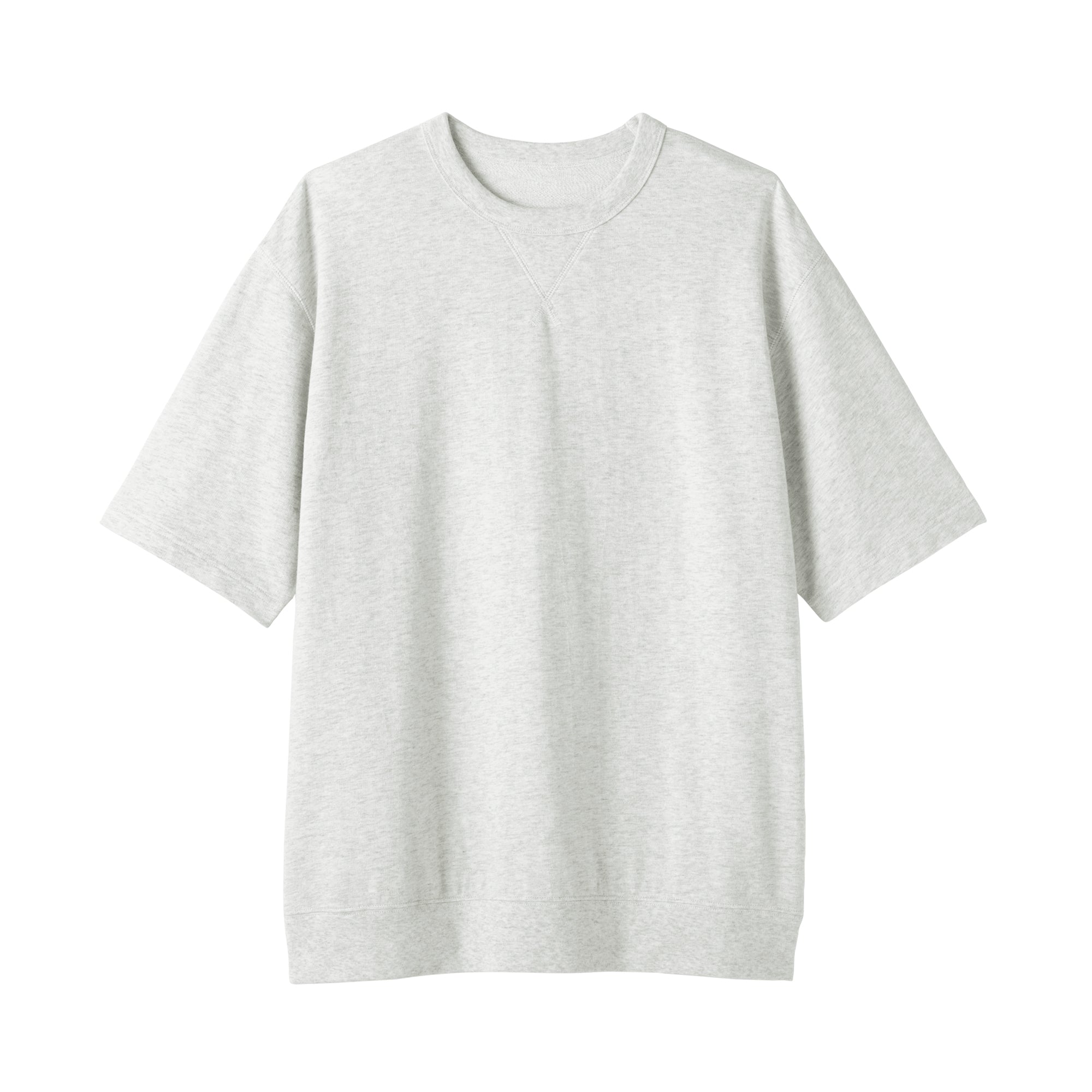 Cotton Half-Sleeve Sweatshirt