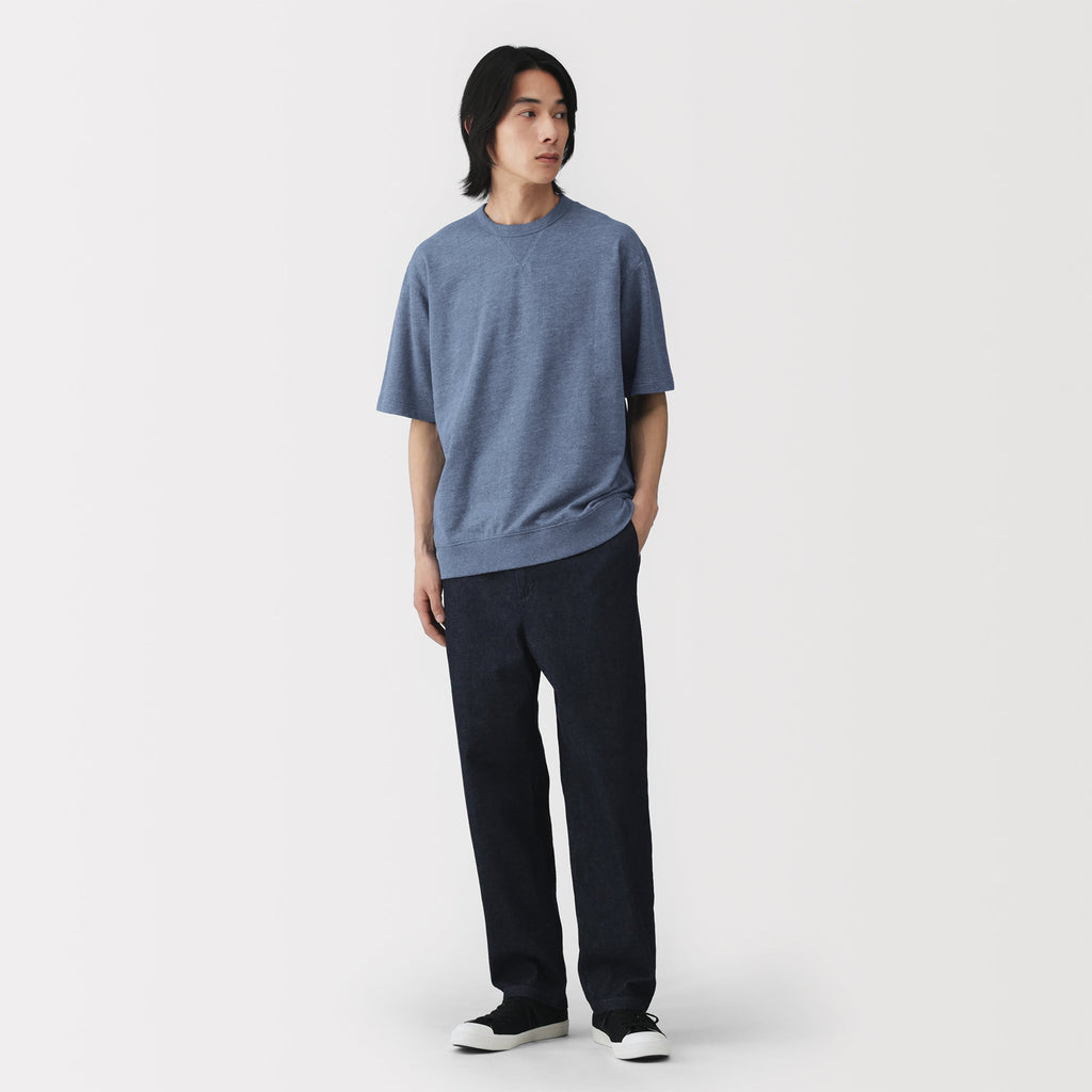 Cotton Half-Sleeve Sweatshirt