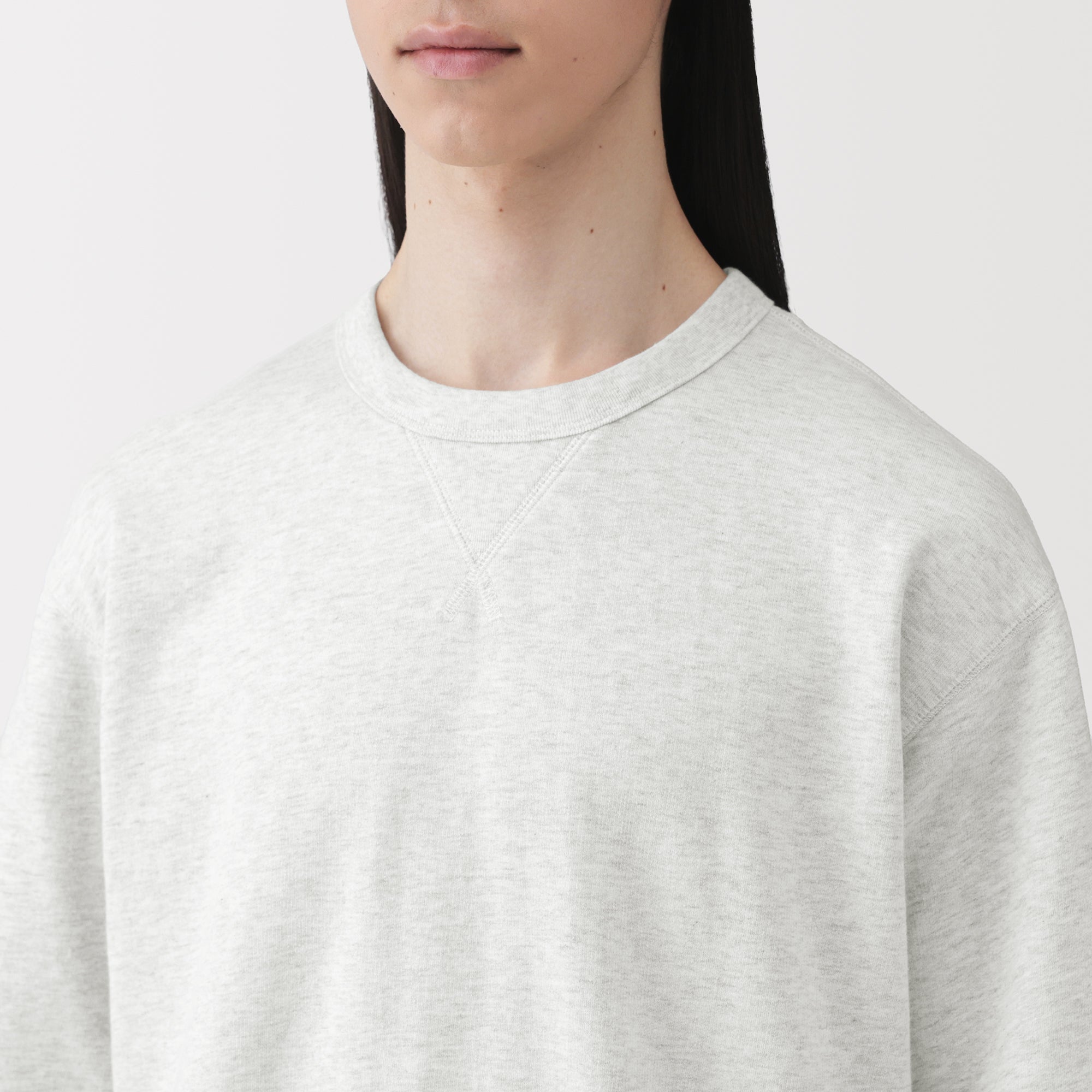 Cotton Half-Sleeve Sweatshirt