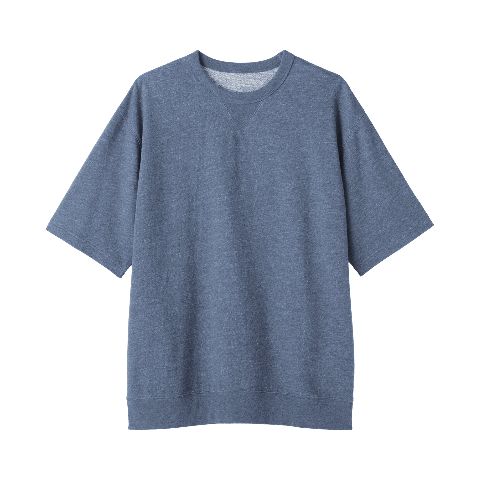 Cotton Half-Sleeve Sweatshirt
