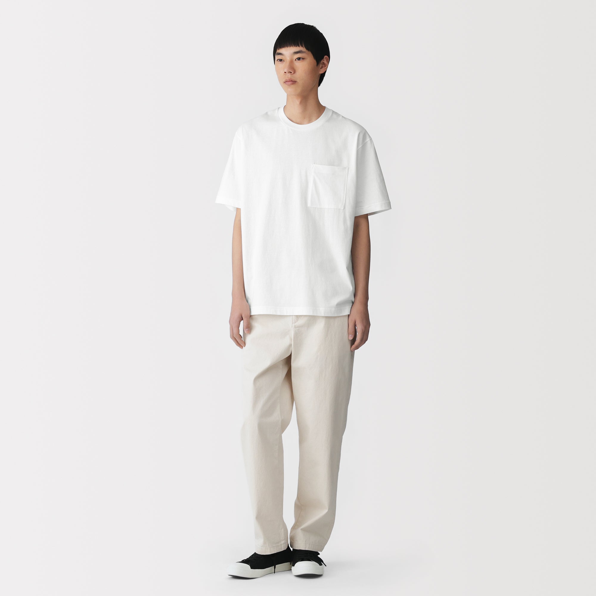 Cotton Jersey Wide T-Shirt
