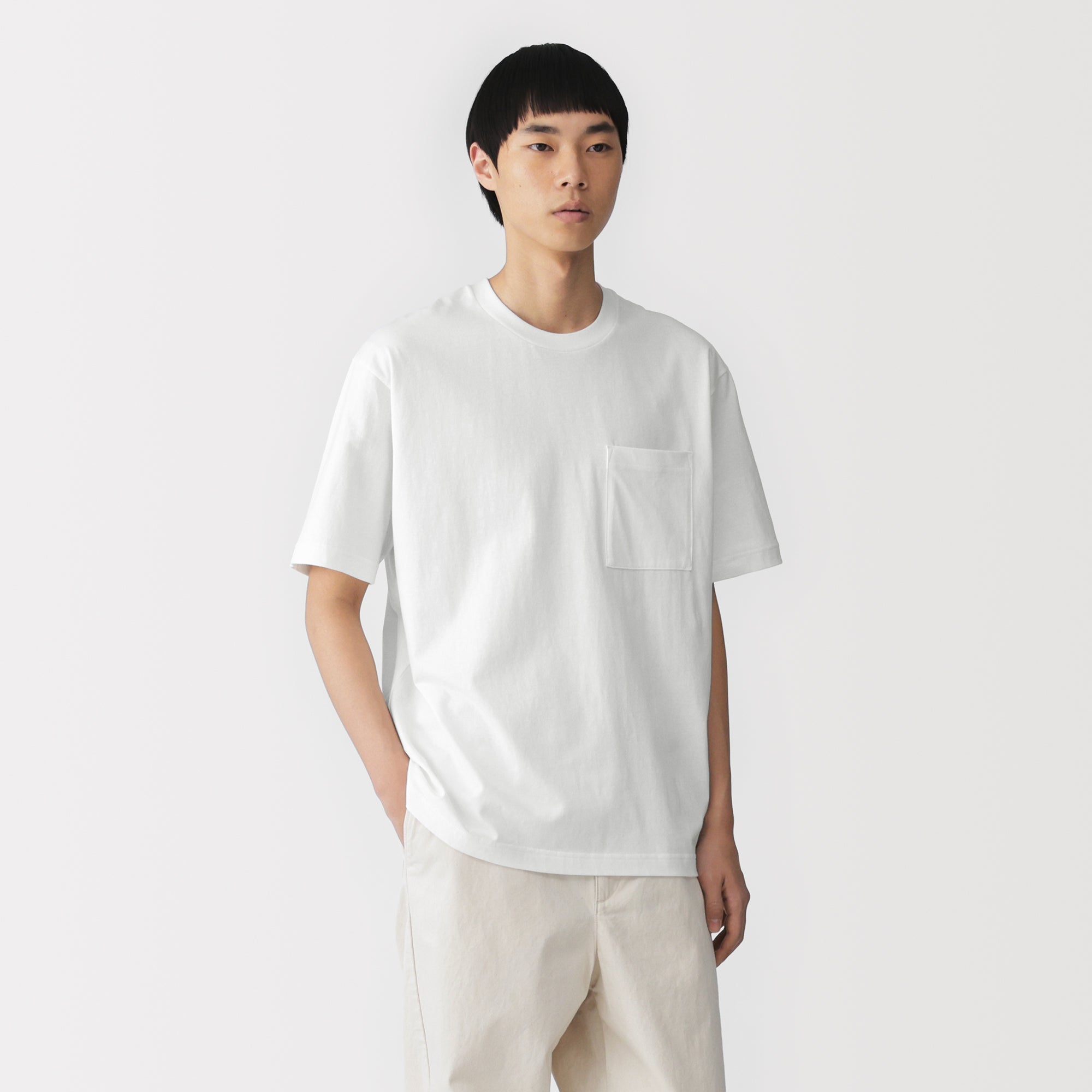 Cotton Jersey Wide T-Shirt