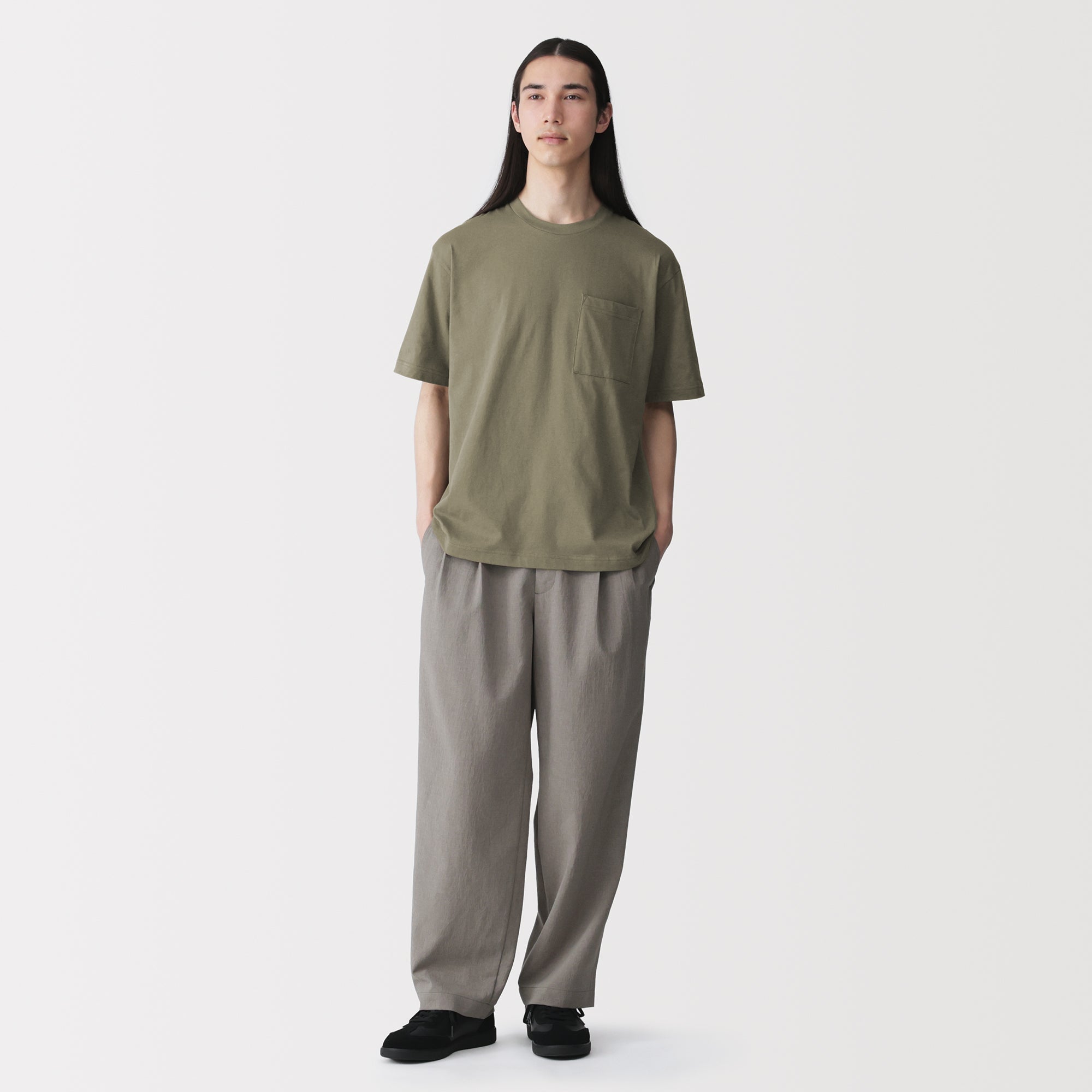 Cotton Jersey Wide T-Shirt