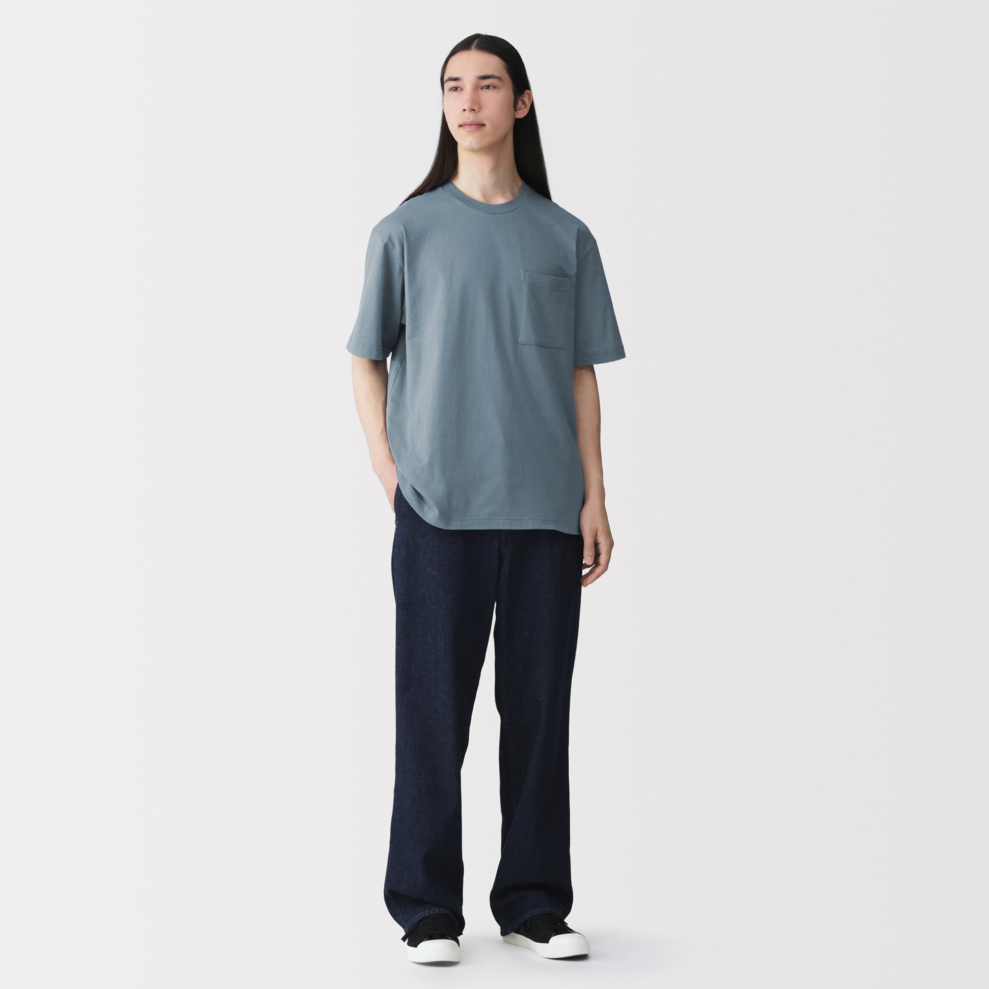 Cotton Jersey Wide T-Shirt