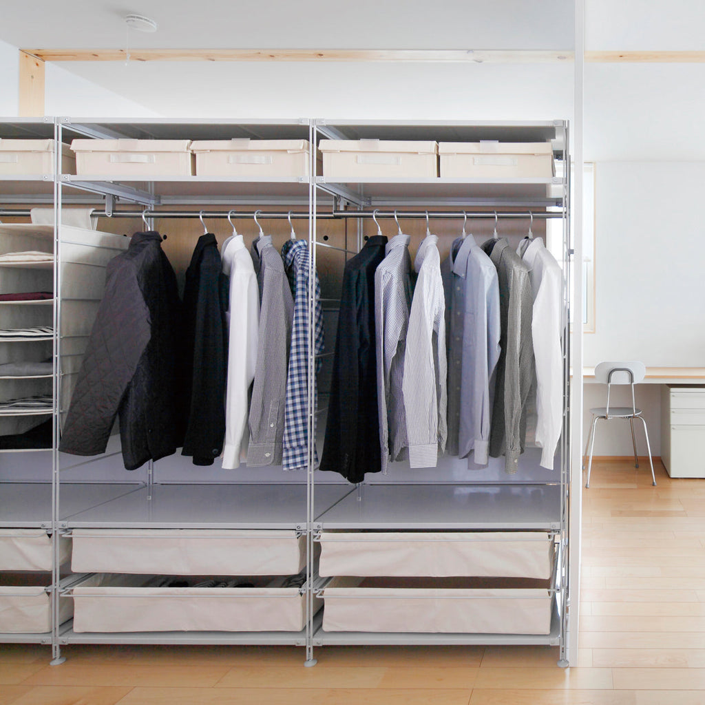 SUS Shelving Unit Wardrobe Bar - Wide