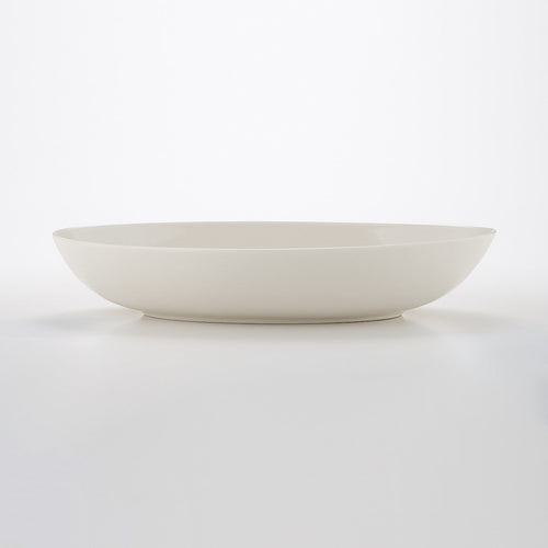 Beige Porcelain Curry and Pasta Dish