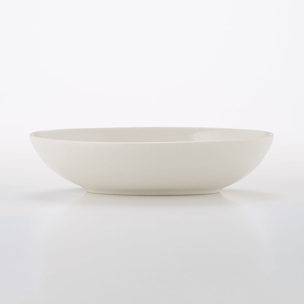 Beige Porcelain Oval Dish