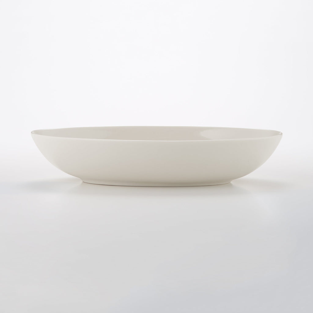 Beige Porcelain Oval Dish