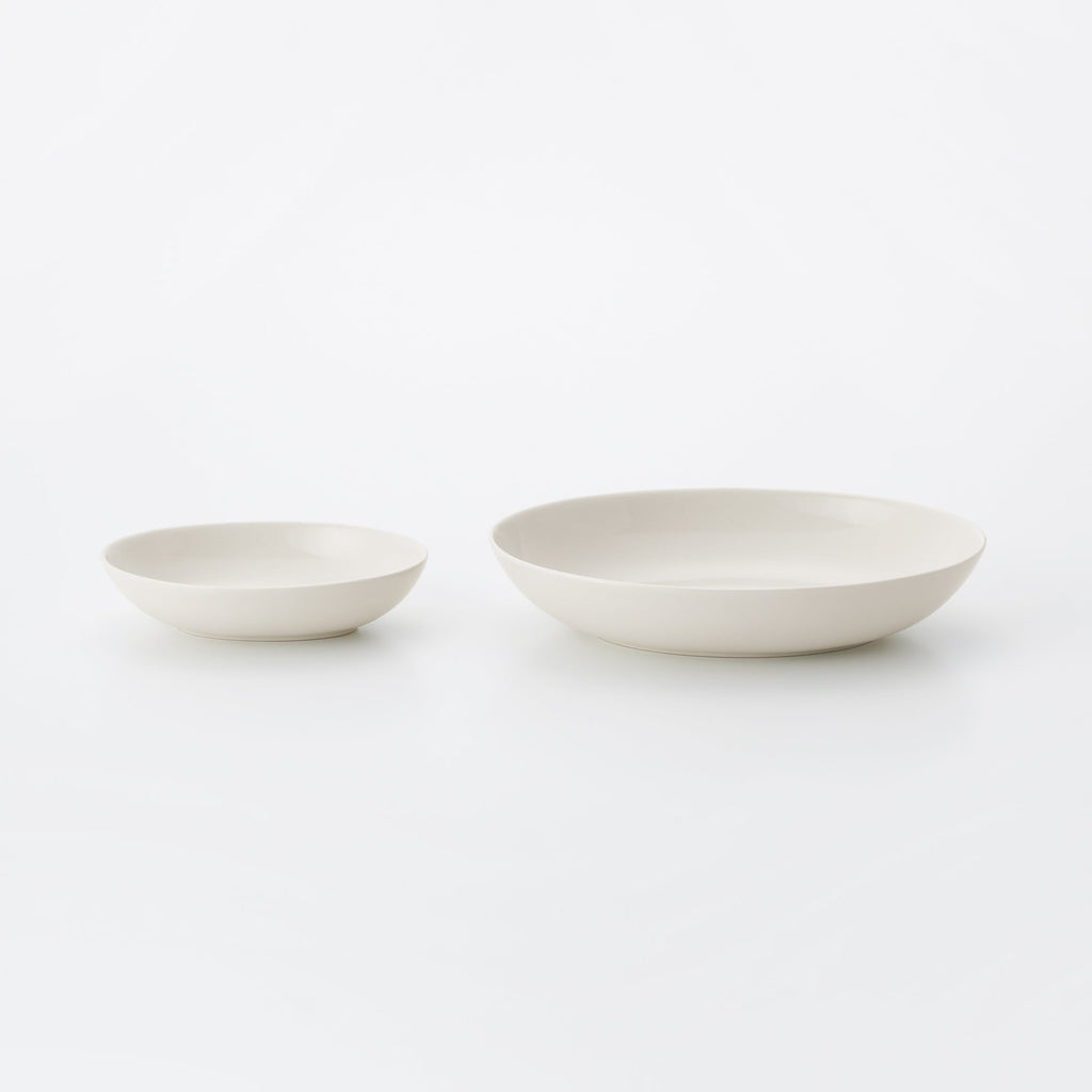 Beige Porcelain Oval Dish