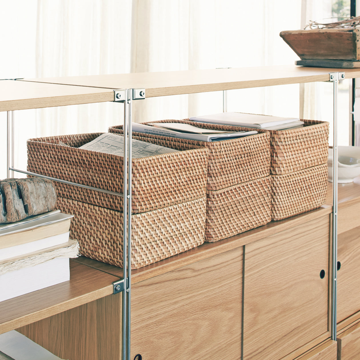 Rattan Rectangular Storage