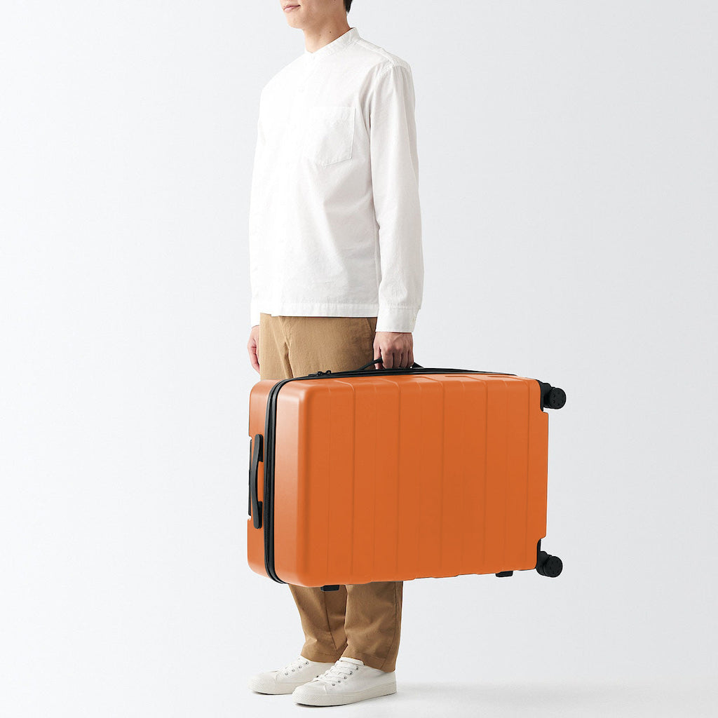Adjustable Handle Hard Shell  Suitcase 75L - Smoky Orange | Check-In