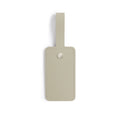 Recycled Leather Luggage Tag - Ash