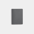 Recycled Leather Travel Card Holder - Graphite