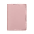 Recycled Leather Travel Card Holder - Pink