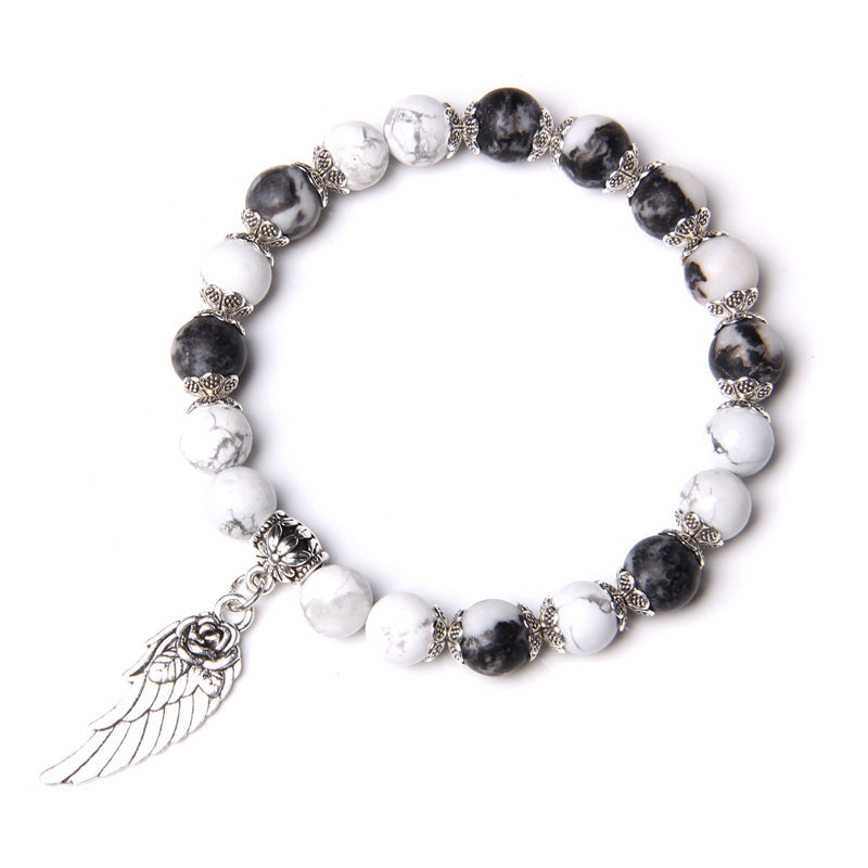 Zebra Jasper Motivating Action Bracelet