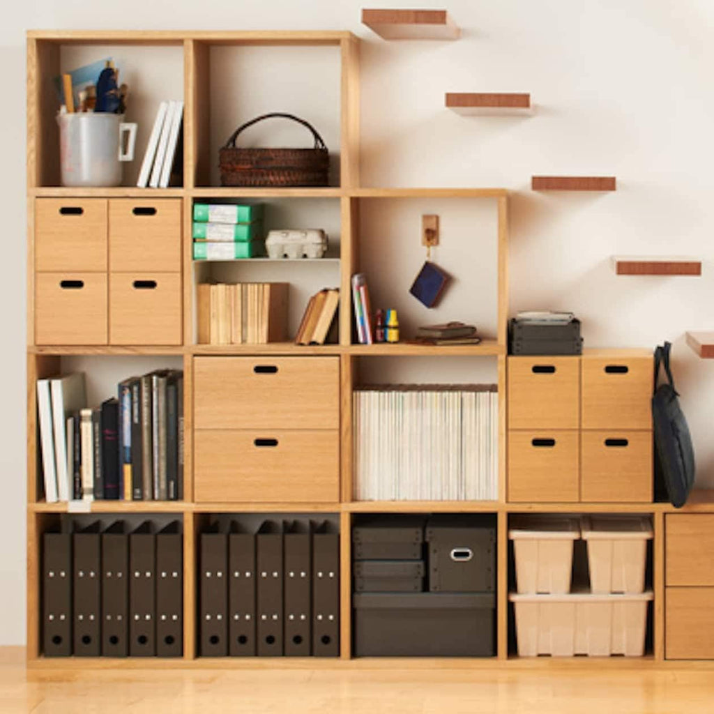 Stacking Shelf - Oak - 5 Tiers