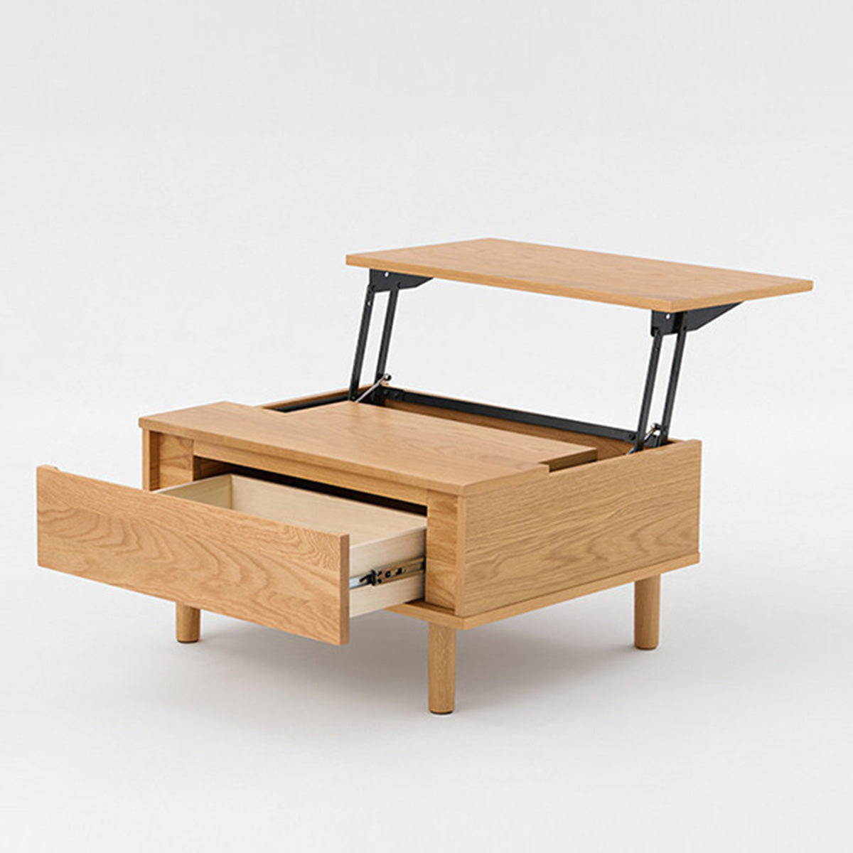 Oak Low Table with Lift Top